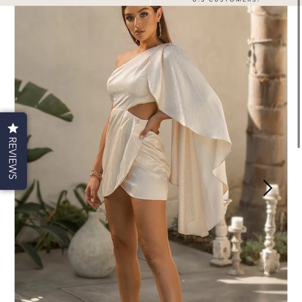 Runaway the label Hailey champagne dress
